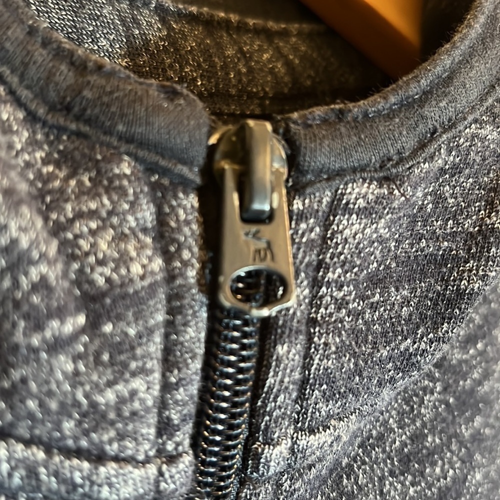 ABERCROMBIE Kids Blue Zipper Sweatshirt - Picture 4 of 8